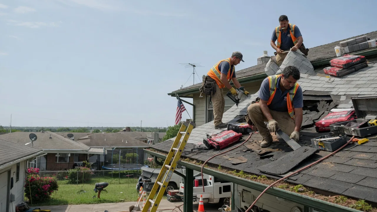 Roof Repair in Hungerford, TX near me